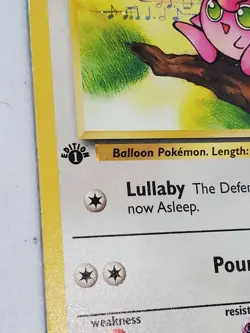 Jigglypuff (1st Edition) Jungle 54/64 Pokemon Card TCG  - Image 2