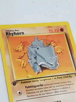 Rhyhorn 61/64 1st Edition NM Near Mint Jungle Set Non-Holo Pokemon Card - Image 4