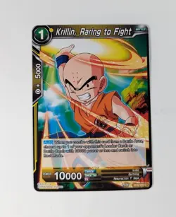 Krillin, Raring To Fight BT5-085 C Dragon Ball Super Card TCG X1 NM - Image 1