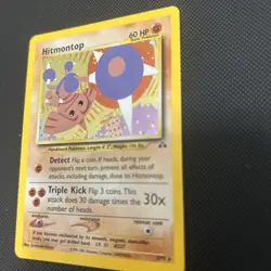 Pokemon Card 1st Edition Hitmontop Neo Discovery 3/75 Holo - Image 3