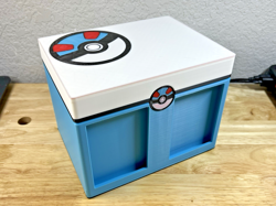 Pokemon Card holder Deck Box Storage l Great Ball Collectors chest l 3DPrinted - Image 3