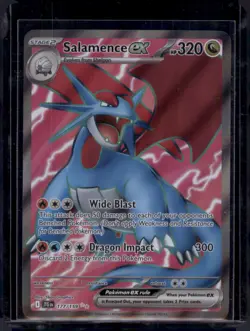 Salamence ex JTG #177/159 Pokemon TCG 2025 Ultra Rare Holo Card - Image 1
