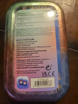 Pokemon TCG Lumiose City Mini Tin Emboar Promo Mega Evolution NEW SEALED In Hand - Image 2