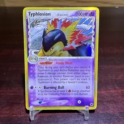 Pokemon TCG Typhlosion (Delta Species) EX Dragon Frontiers 12/101 Reverse #ML - Image 1