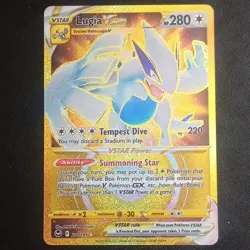 The Pokemon Company Lugia VSTAR 211/195 Secret Rare Full Art Holo Silver Tempest - Image 1