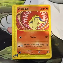 Cyndaquil 105/165 Expedition Base Set Regular Non Holo - Image 1