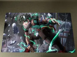 WVICM Anime My Hero Academia Card Game Mat Midoriya Izuku TCG CCG Mat Playmat - Image 1