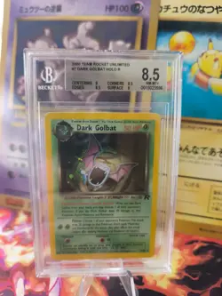 Pokemon Karte Card DARK Golbat Team Rocket Holo 1999 English Beckett BGS 8.5 - Image 1
