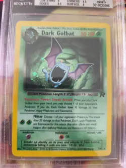 Pokemon Karte Card DARK Golbat Team Rocket Holo 1999 English Beckett BGS 8.5 - Image 3