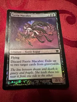 MTG - FAERIE MACABRE - COMMON - FOIL - MODERN MASTERS - NM - Image 1