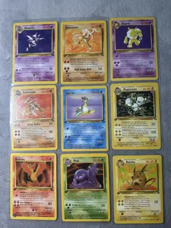 Complete Fossil 1st Edition Non Holo Set 16/62 Pokemon Card 1999 WOTC TCG NM - Image 3