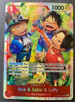 Monkey.D.Luffy OP14-013 SR The Azure Sea's Seven (OP14) - Image 1