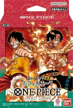 One Piece Card Game Start Deck EX Luffy & Ace ST-30 Japanese with Bonus Pack New - Image 3