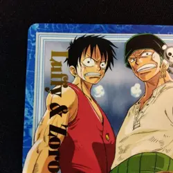 Set of 1 Monkey D Luffy Roronoa Zoro S84 Rare Carddass Hyper Battle One Piece - Image 3