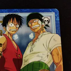 Set of 1 Monkey D Luffy Roronoa Zoro S84 Rare Carddass Hyper Battle One Piece - Image 4