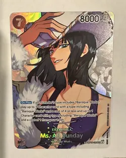 One Piece Ms All Sunday SP OP16 Alt Art The Time of Battle English Ready to ship - Image 1