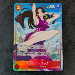 ++ One Piece Card Game TCG Boa Hancock OP12-014 SR Parallel Holo Japanese - Image 1
