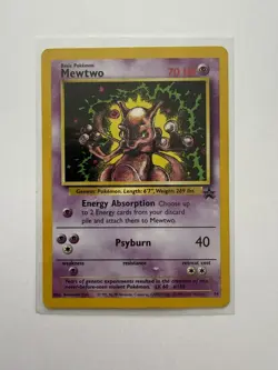 Pokemon Mewtwo Black Star Promo #14 WOTC Vintage Card - Image 1