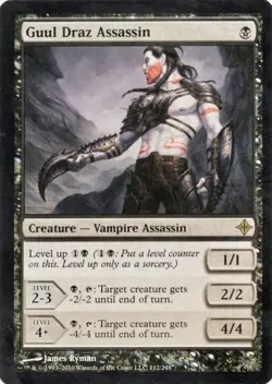 Guul Draz Assassin Rise of the Eldrazi NM Near Mint Black Rare MAGIC MTG CARD - Image 1
