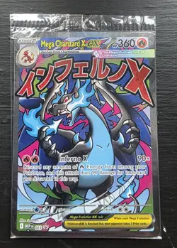 SEALED Mega Charizard X EX MEP 023 Oricorio 024 Pokemon UPC Promo Full Art Card - Image 1