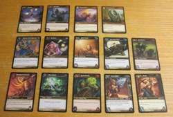 2007 World of Warcraft Fires of Outland TCG Lot of 14 DIFFERENT Trading Cards - Image 1