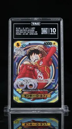 TAG 10 ONE PIECE DAY 24 Monkey D Luffy Premium Card - Image 1