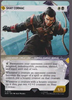 Assassin's Creed X MTG Shay Cormac Borderless Card 0153 - Image 1