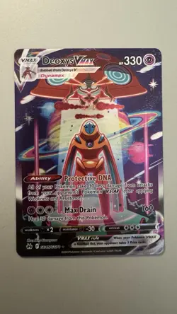 Deoxys VMAX GG45/GG70 Ultra Rare - Pokemon Card TCG: Crown Zenith - Near Mint - Image 1
