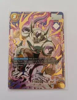 DBS Dragon Ball Fusion World FS04-12 Frieza Ultimate Battle BEST 8 Trading Card - Image 1