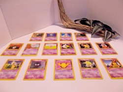 Vtg Pokemon Card Lot of 15 Cards Unknowns, Spoink, Girafarig, Drowzee - Lot #50 - Image 1