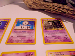 Vtg Pokemon Card Lot of 15 Cards Unknowns, Spoink, Girafarig, Drowzee - Lot #50 - Image 4