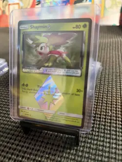 Pokemon TCG Shaymin Prism Star Holo Card Sun & Moon Team Up 10/181 - Image 1