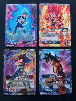 Dragon Ball Super Card Game Goku & Vegeta Leader Lot - Image 2