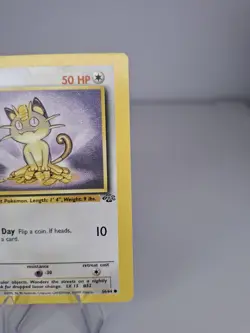 Meowth 56/64 Jungle ERROR MISCUT Vintage Pokemon Card. WOTC. - Image 3