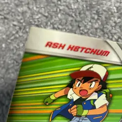 Pokemon Topps Ash Ketchum Non Foil Card HV1 Played - Image 4