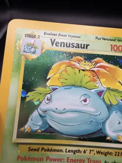 Pokemon Card Venusaur Base Set 2 18/130 Holo Rare - Image 5