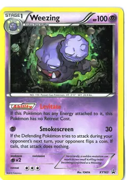 XY Promos XY163 Weezing Trading Card Holo Promo 2013 Pokemon TCG Ungraded - Image 1