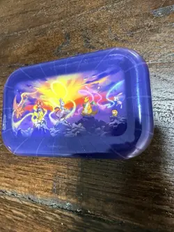Pokemon Mini Tin Empty Art Mew Metal Tin No Cards Included - Image 5