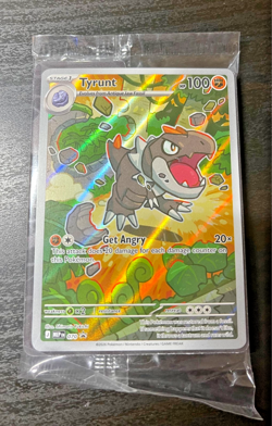 Tyrunt #070 Full Art Holo Promo Card - SEALED Near Mint - Perfect Order ETB - Image 1