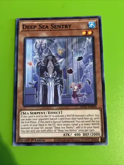 Yu-Gi-Oh! TCG Deep Sea Sentry MP21-EN050 Common Card Sea Serpent NM Condition - Image 1