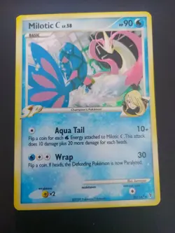 Pokemon Milotic C Platinum Supreme Victors Holo Rare Card 35/147 - Image 1