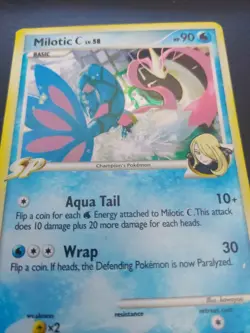 Pokemon Milotic C Platinum Supreme Victors Holo Rare Card 35/147 - Image 2