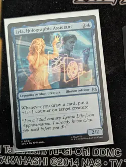 Lyla, Holographic Assistant [Foil] #7 - Marvel's Spider-Man MTG - Image 1
