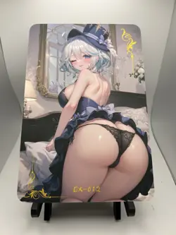 Furina Genshin Goddess Story - Anime Waifu A5 Size Card - Image 2