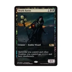 WotC MtG Media Promos Death Baron (2018 Convention Promo) (P) (Foil) NM - Image 1