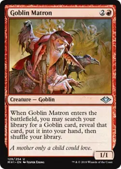 1x GOBLIN MATRON - Goblin - Modern Horizons/List/7th/Saga - MTG - Magic - Image 1