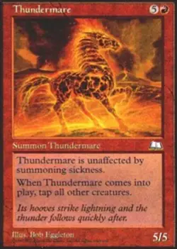 MTG - Thundermare - Weatherlight - NM, English Magic FLAT RATE SHIP - Image 1