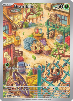 Bramblin 198 Paldea Evolved Illustration Rare Full Art NM Pokemon TCG - Image 1