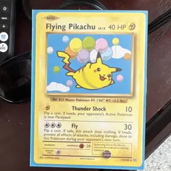 The Pokemon Company Flying Pikachu Evolutions 110/108 Holo Rare 40 HP 2016 - Image 1