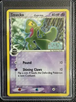 Treecko (Reverse Holo) 68/100 EX Crystal Guardians (NM) Pokemon TCG - Image 2
